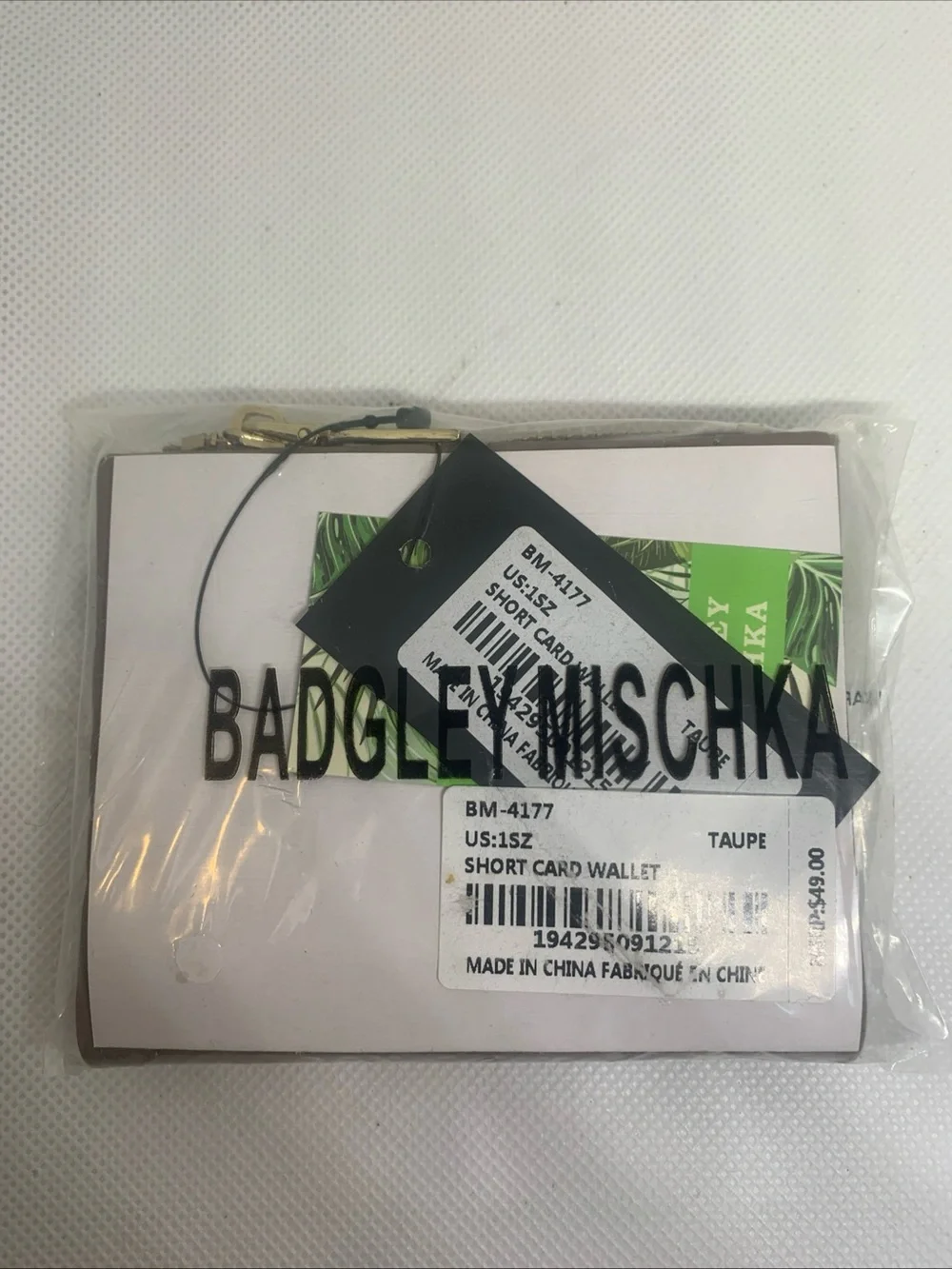 Badgley Mischka compact quilted